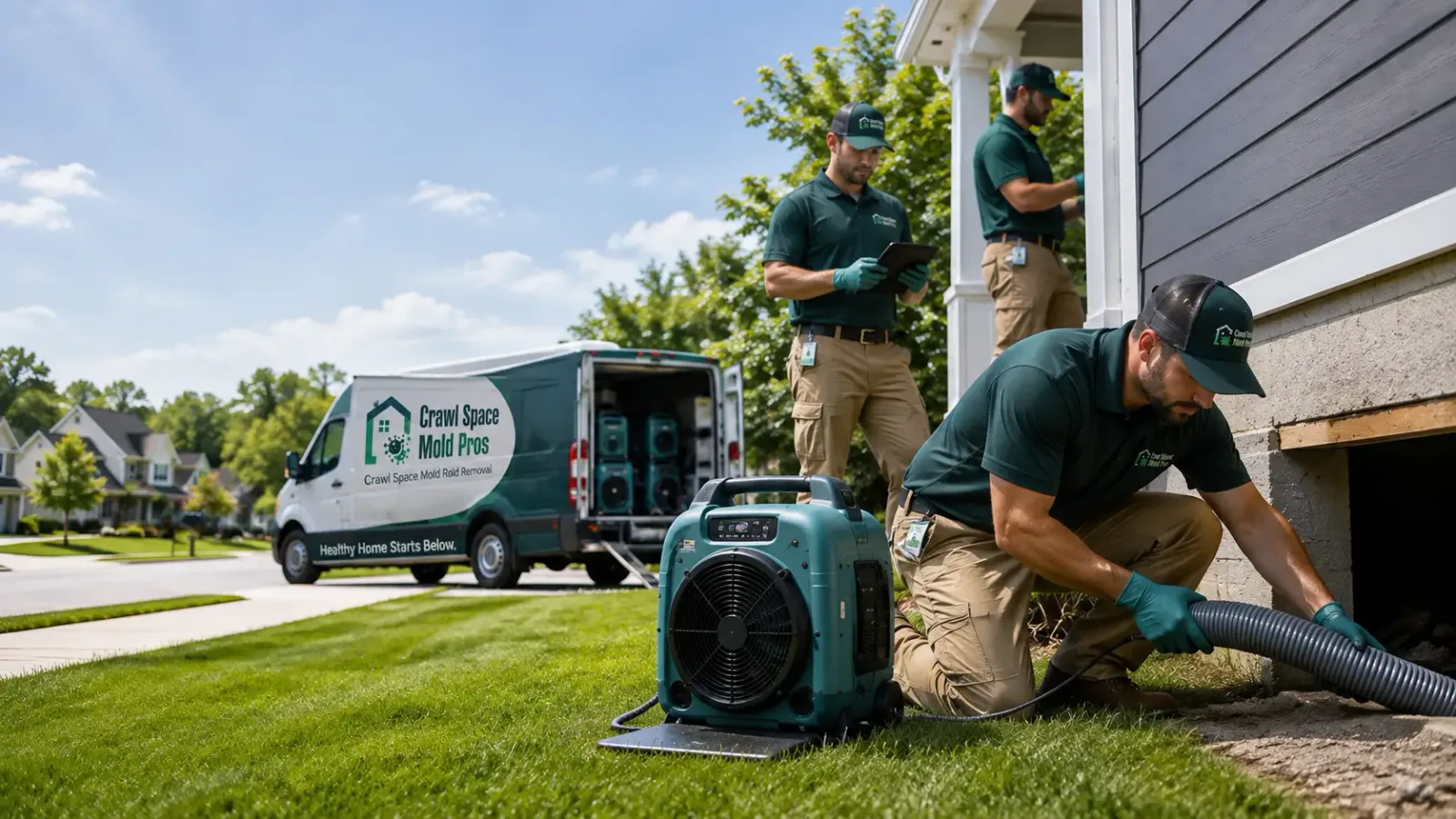 Crawl Space Mold Removal in Monrovia, MD